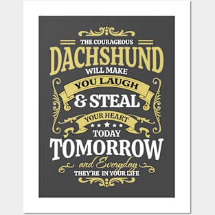 Cute doxie sayings for dachshund lovers Posters and Art